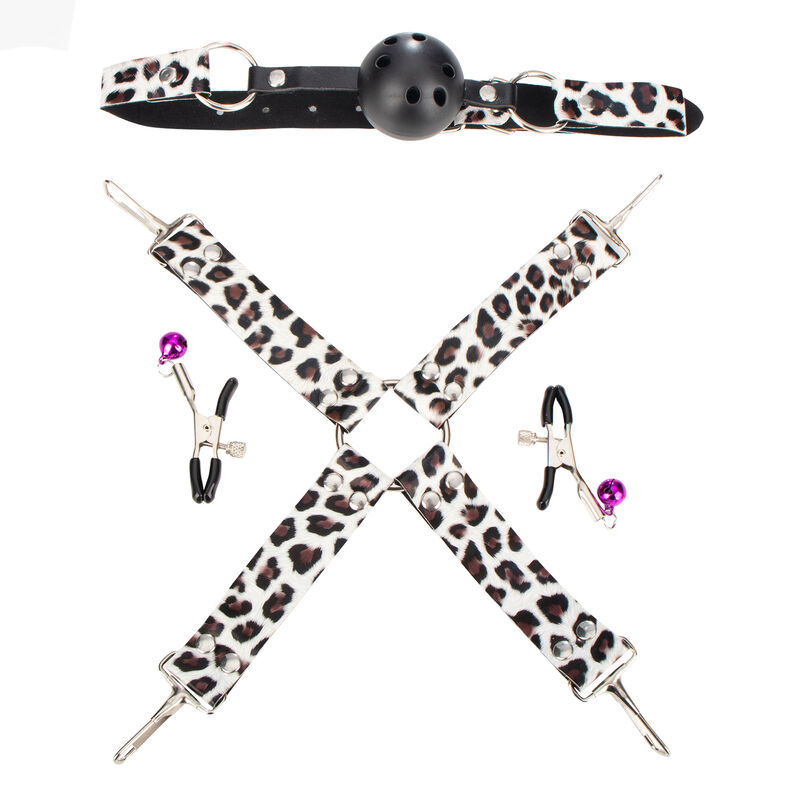 KIT SALVAJE TUTIFRUTI ANIMAL PRINT COLOR BLANCO image number null