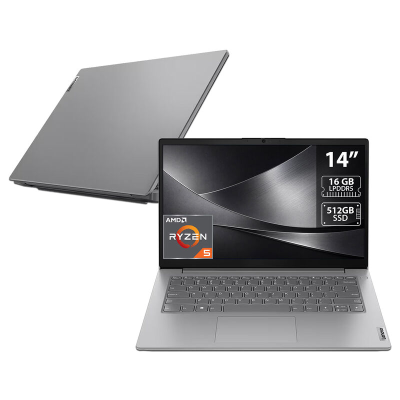 Laptop Lenovo V14 G4 Amn: Ryzen 5 , 16gb, Ssd 5... image number null