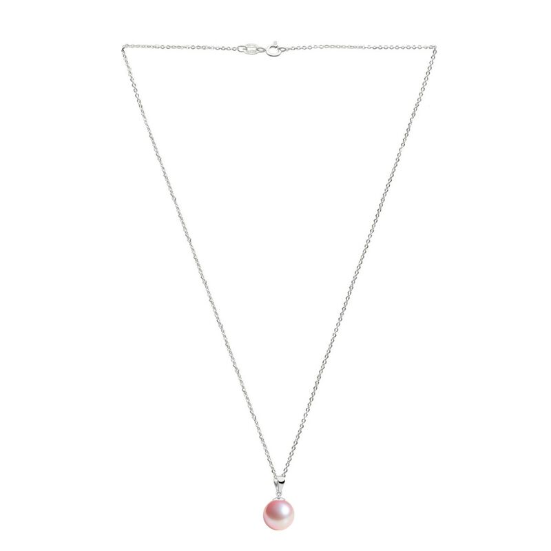 Collar, aretes y pulsera Perlas de cristal senc... image number null