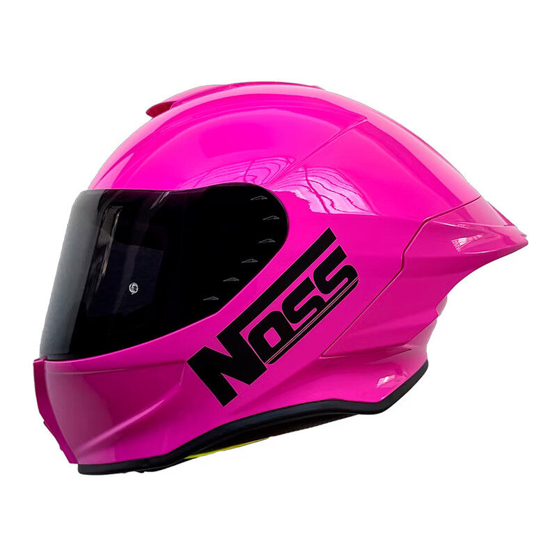 Casco Noss Ns-801p Cerrado S&oacute;lido Rosa Brilloso... image number null
