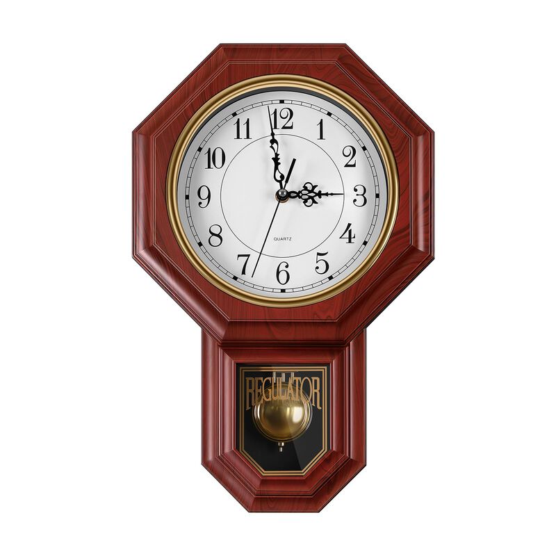 Reloj De Pared Kaneodot Regulador Con P&eacute;ndulo I... image number null