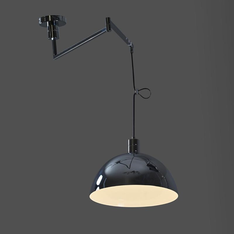 Candil Movible De 1 Luz Ajustable Cromado image number null