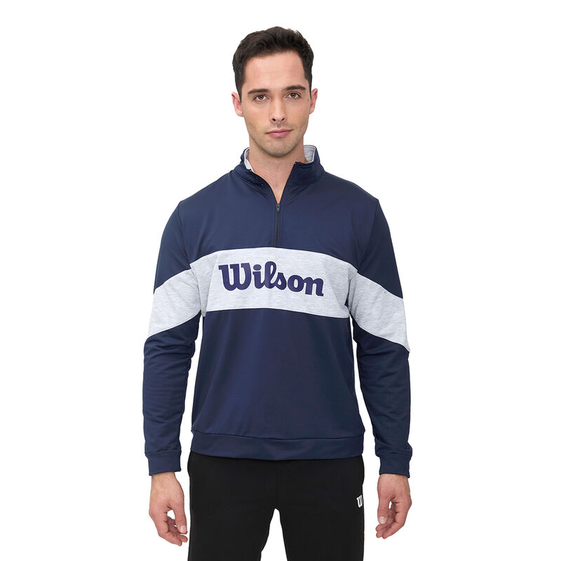 Sudadera Wilson con cierre para hombre AZUL MAR... image number null