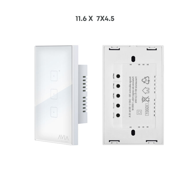 Pack 5 piezas Apagador De Pared Touch De Tres M... image number null