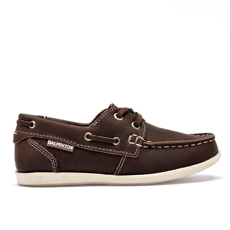 Balminton club zapato para ni&ntilde;o  caf&eacute; cod 14021... image number null