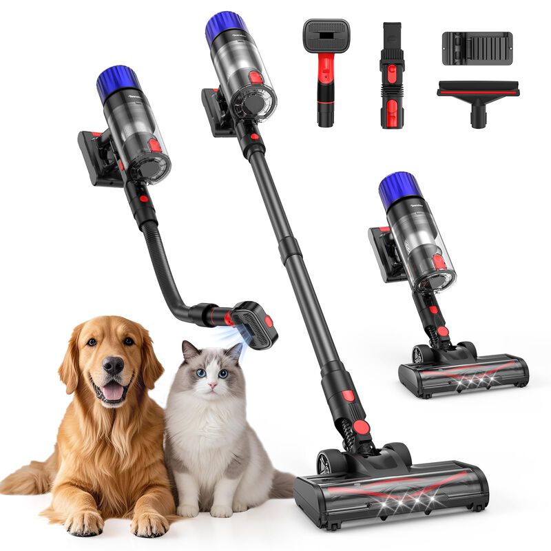 Aspirador Inal&aacute;mbrico Teendow 500w Para Pelo De... image number null