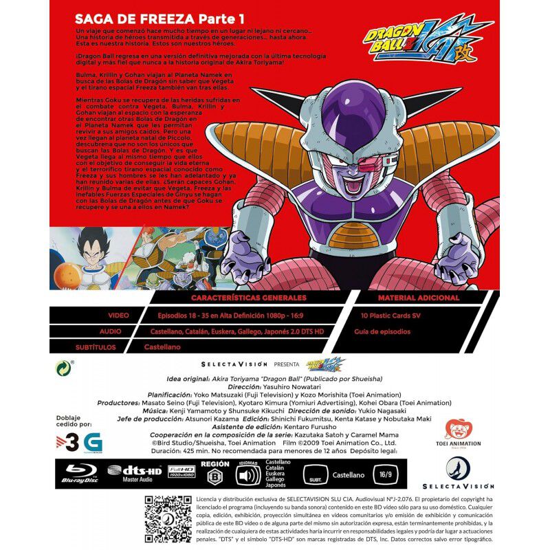 Dragon Ball Z Kai (box 2, Episodios 18 A 35) [b... image number null