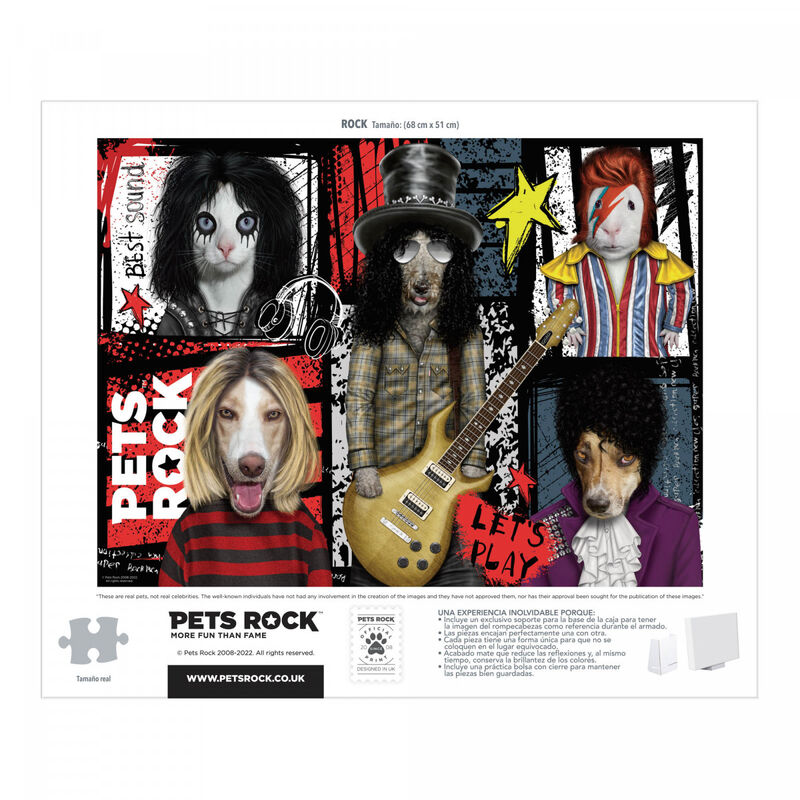 NOVELTY Rompecabezas Coleccionable Pets Rock Ha... image number null
