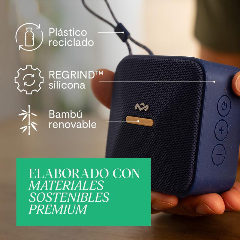 Bocina Port&aacute;til Rise Up Blue The House of Marle... image number null