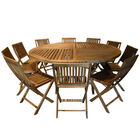 Comedor Redondo Modelo Jardín 10 personas - Rústico Tratable