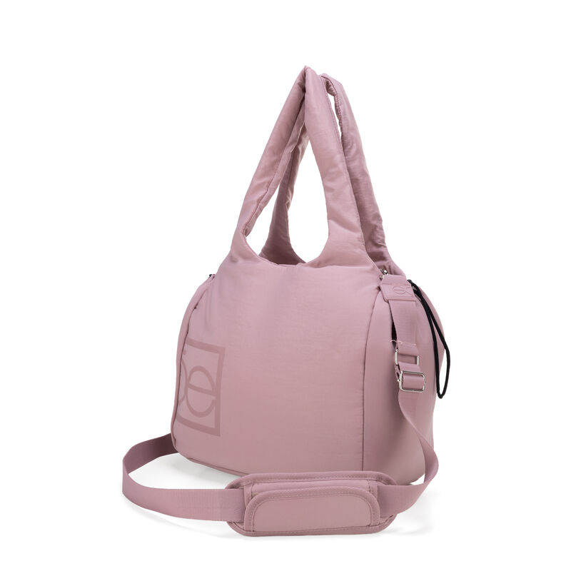 Pa&ntilde;alera Tote Mediana Puffy Con Accesorios Colo... image number null