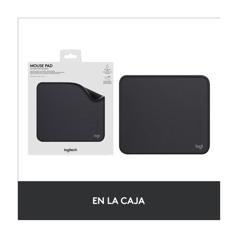 Mouse Pad Studio Logitech Negro image number null