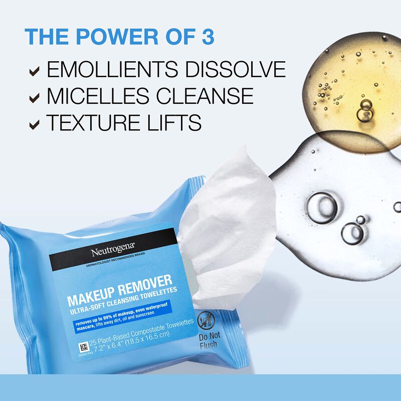 Toallitas Desmaquillantes Neutrogena Cleansing ... image number null