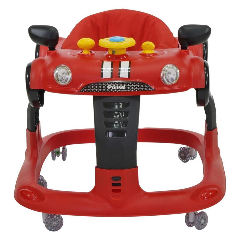 Andadera Prinsel 7143 Auto Boy Luces rojo ort image number null