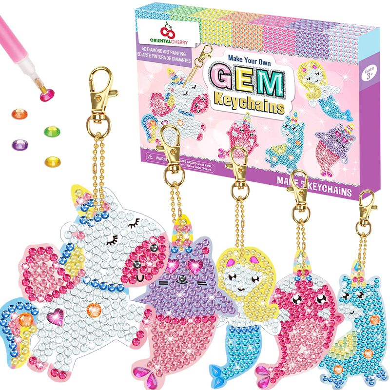 Kit De Manualidades Llaveros Oriental Cherry Ge... image number null