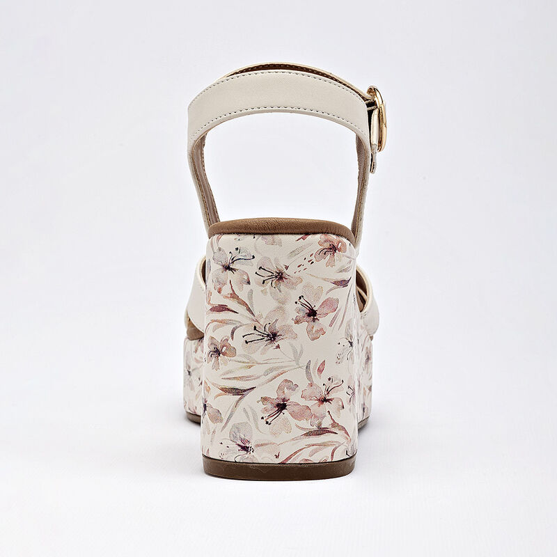 Lady Paulina sandalia cu&ntilde;a para mujer latte cod... image number null