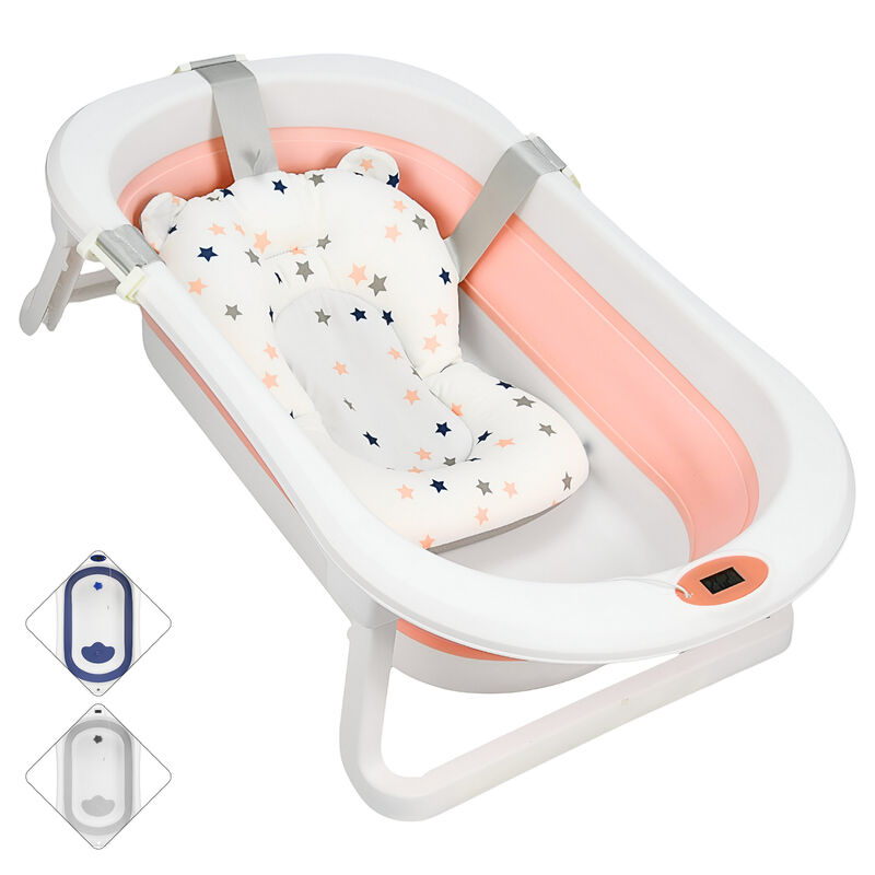 Ba&ntilde;era para Beb&eacute; Plegable con Coj&iacute;n Tap&oacute;n de Dr... image number null