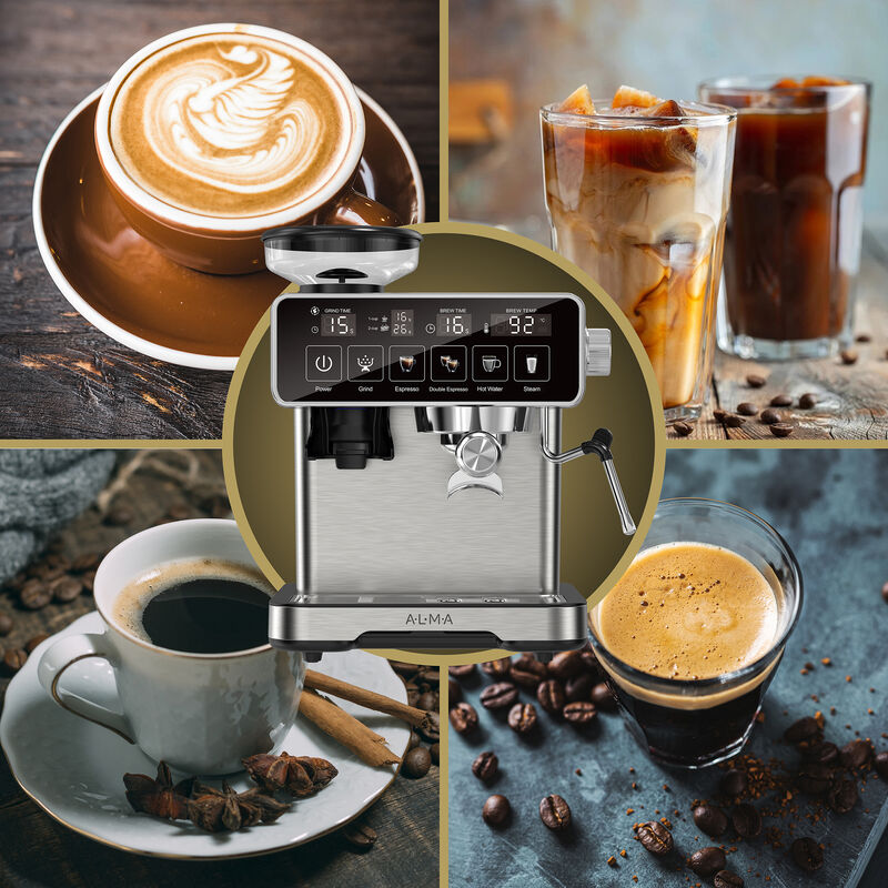 Cafetera Profesional 20Bares ALMA con Molino de... image number null