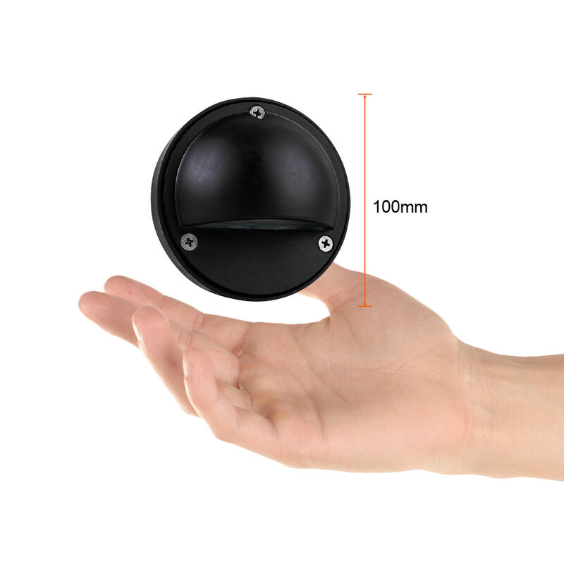 Lampara Muro Exterior Terminado Negro 1w Luz Su... image number null