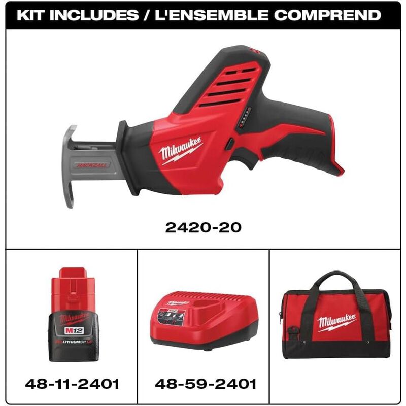 Sierra Reciprocante Milwaukee 12v Inal&aacute;mbrica C... image number null