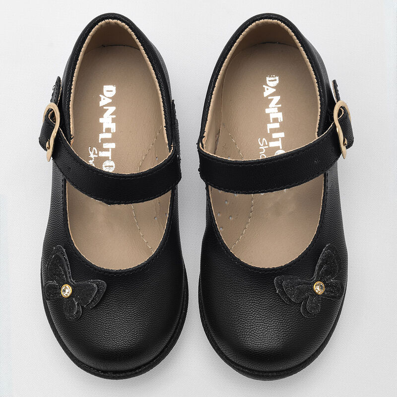 Danielitos Shoes Zapato Escolar Para Ni&ntilde;a Negro... image number null