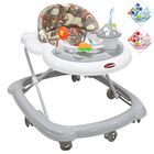 Andadera para Bebé Hongo Musical Juguetes Interactivos Altura Ajustable Ruedas de Goma Apta desde 6 meses y hasta 12 kg -Gris