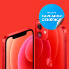 Iphone 12 Reacondicionado 64Gb Rojo + Cargador Gen&eacute;rico