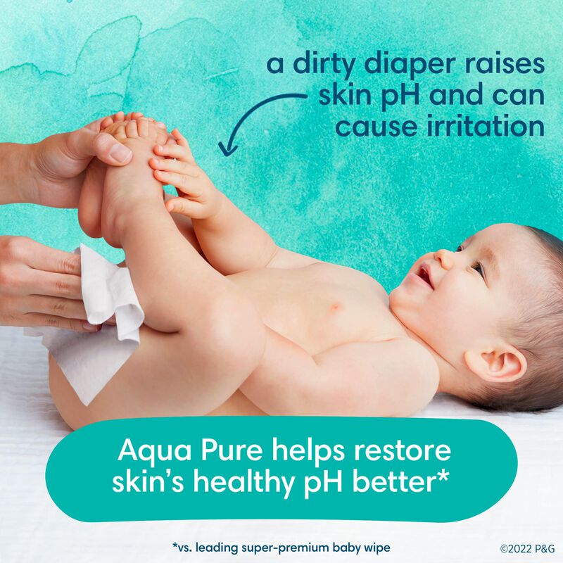 Toallitas Para Beb&eacute;s Pampers Aqua Pure Sensitiv... image number null