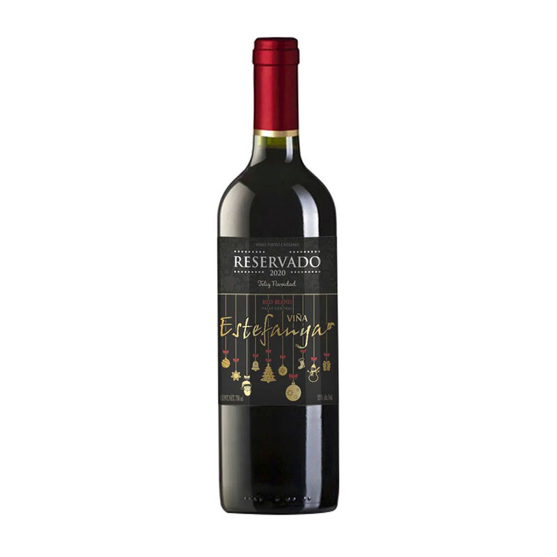 Vino Tinto Reservado Estefanya Navidad 750ml image number null