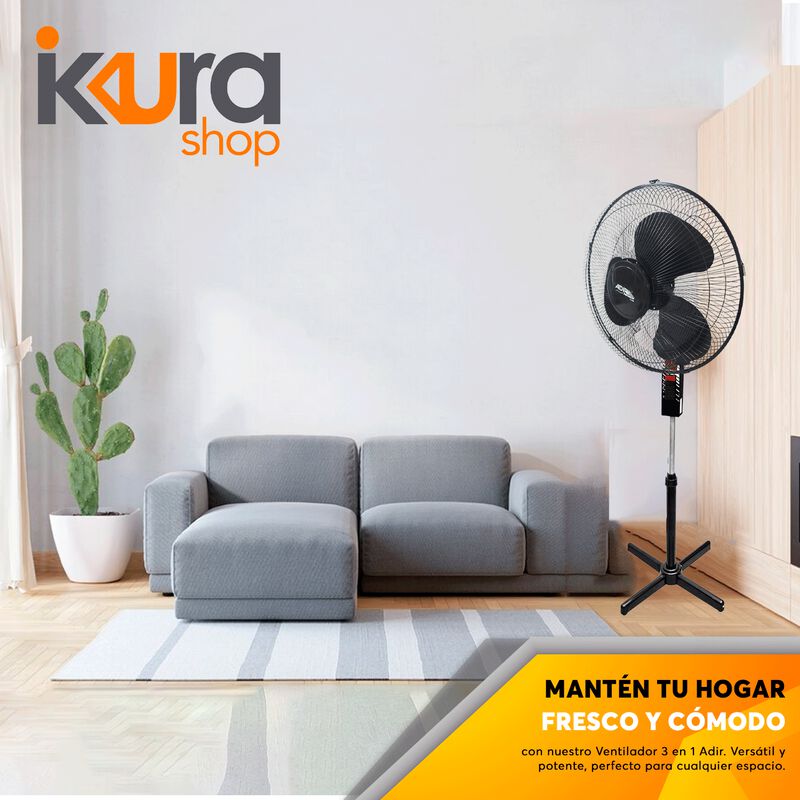 Ventilador 3 En 1 de 16 pulgadas 3 Velocidades ... image number null