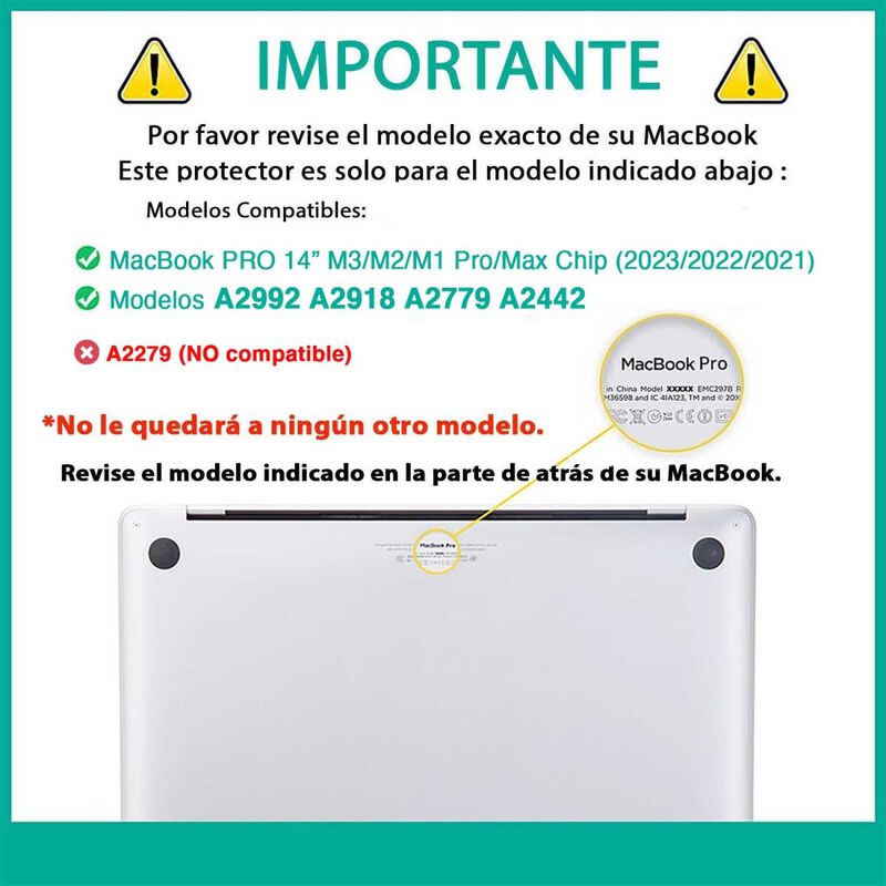 Funda Techprotectus Para Macbook Pro 14 A2992 A... image number null