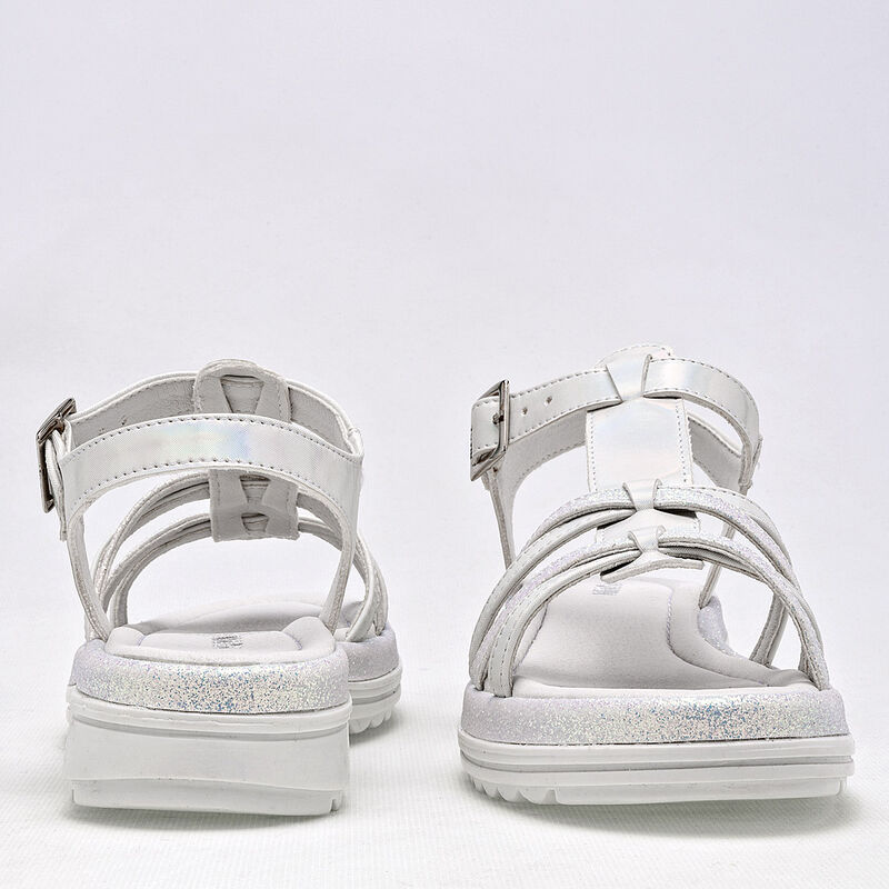 Yuyin Sandalia para mujer blanco image number null