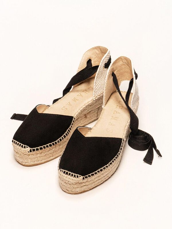 Alpargata Romero Plataforma Negra image number null