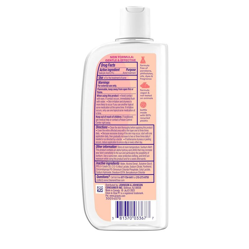 Face Astringent Clean & Clear, Limpieza Profund... image number null