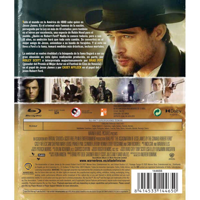 El Asesinato De Jesse James Por El Cobarde Robe... image number null