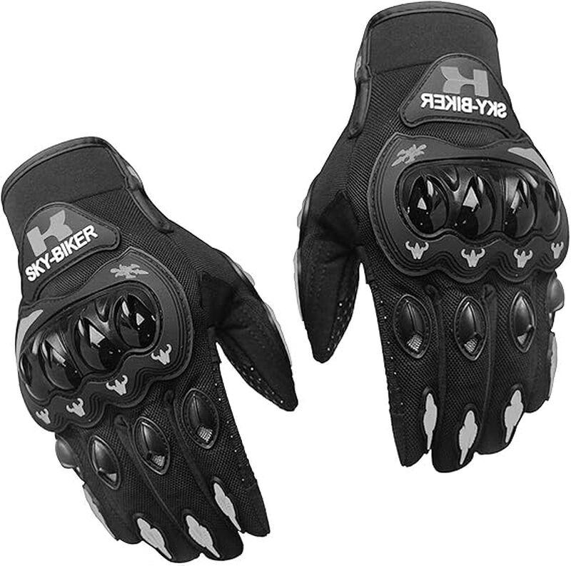 Guantes para Motociclista  Negro  Gris XXL  Blu... image number null