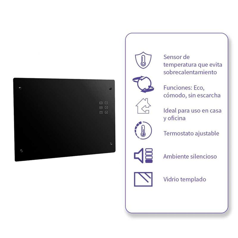 Calefactor de ambiente para piso y pared 1500 w image number null