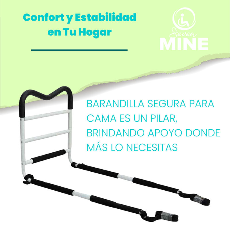Barandal para Cama Adulto Mayor (Forma M, Blanc... image number null