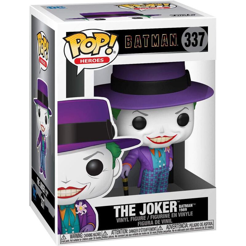 Funko - Pop! Heroes - Batman 1989: Joker With H... image number null