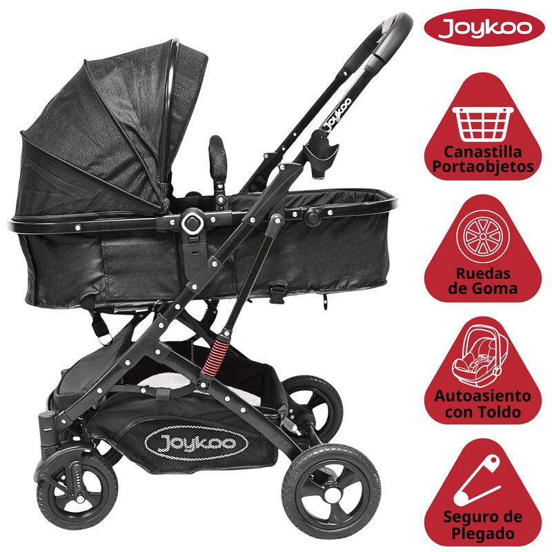 Carriola para Beb&eacute; con Portabeb&eacute; Reversible Con... image number null