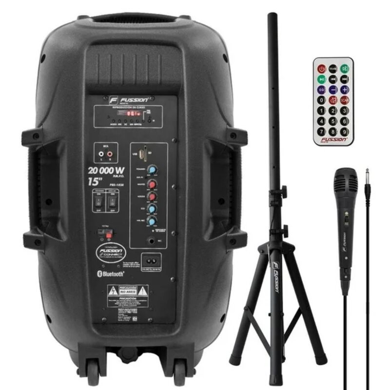Bafle Amplificado Fussion PBS-1004 15 Recargabl... image number null