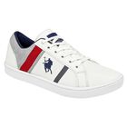 American Polo Tenis urbano para hombre blanco gris rojo