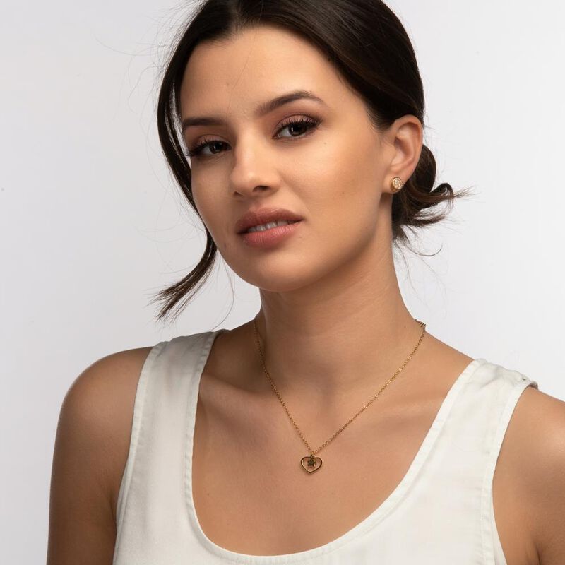 Collares Huella Perro Coraz&oacute;n Regalos Amantes P... image number null