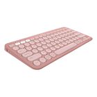 Teclado Inalámbrico Logitech Pebble Keys 2 K380s Rosa