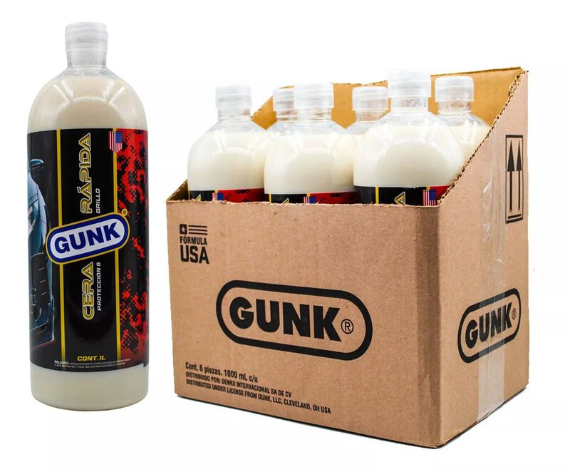 Cera R&aacute;pida Para Autos Gunk Gcc02 1l Caja Con 6... image number null