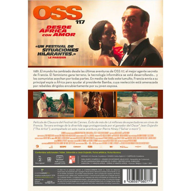 Oss 117: Desde &Aacute;frica Con Amor [dvd] image number null