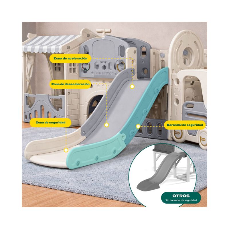 Juego Infantil Tobogan Resbaladilla Centro Jueg... image number null