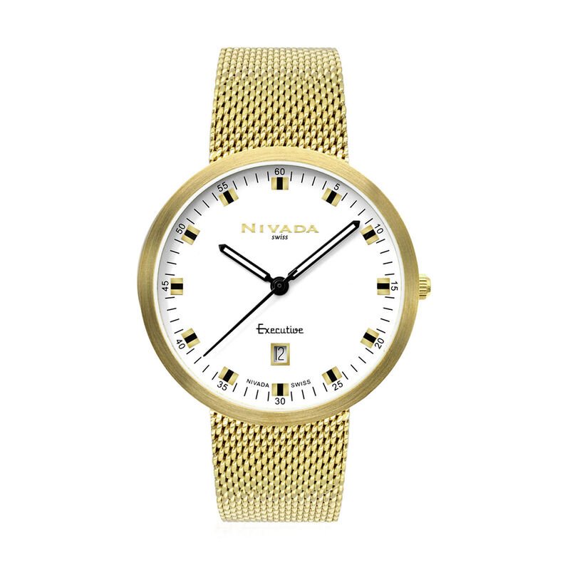 Reloj Nivada Executive Dama Dor/Dor Carat Blanc... image number null