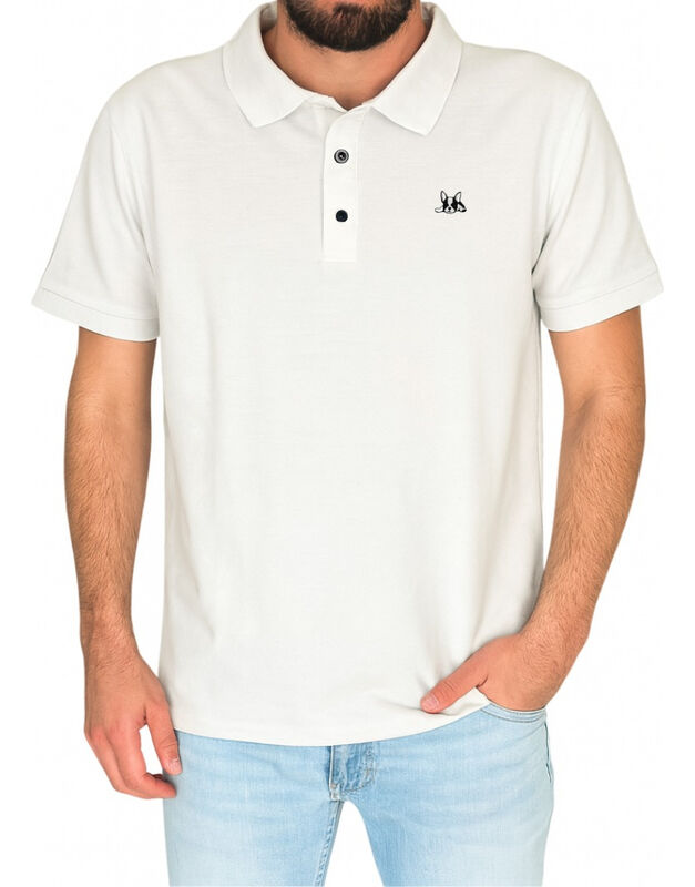 Playera Polo de Algod&oacute;n Manga Corta Casual para... image number null