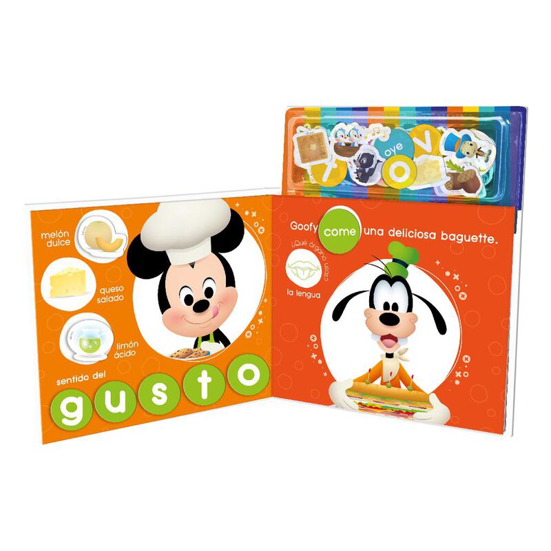 Mini Libro Magn&eacute;tico Disney Los Sentidos image number null